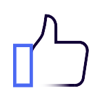 thumbsup blue